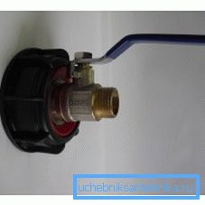 Adapter s kuglastim metalnim ventilom