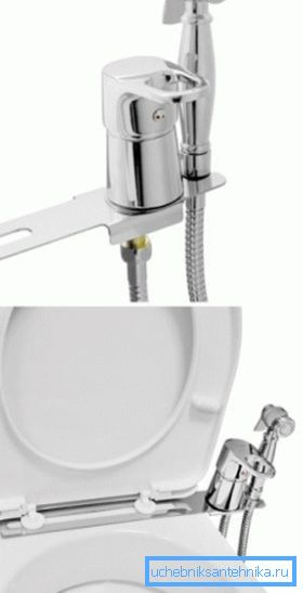 Bideća konzola s mikserom može se ugraditi na WC Bideća konzola s mikserom može se ugraditi na WC