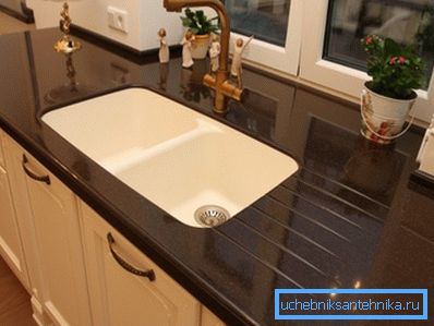 Zdjele ugrađene pod countertop. Zdjele ugrađene pod countertop.