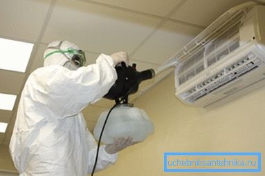 Čak i klasični klimatizacijski uređaji, koji su tip ventilacijskog sustava, moraju biti dezinficirani.