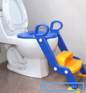 Dječji WC sjedalo s ljestvama Dječji WC sjedalo s ljestvama