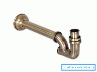 Dizajner Brass Siphon