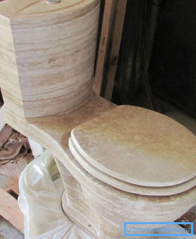 Za proizvodnju wc-a mogu se koristiti vrlo egzotični materijali.