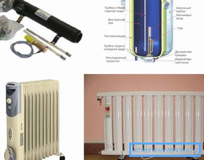 Električni grijač za grijanje - vrste i veličine Električni grijač za grijanje - vrste i veličine