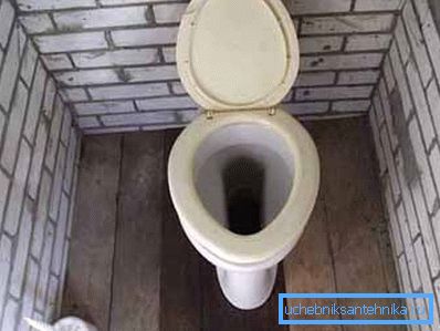 Još jedna varijanta najjednostavnijeg dizajna keramičke posude za WC, koja se nedavno nije koristila
