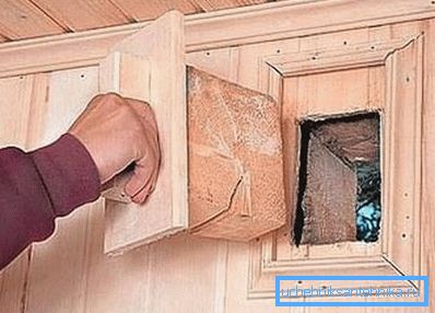 Prirodna ventilacija u drvenoj kupelji to čini sami Prirodna ventilacija u drvenoj kupelji to čini sami