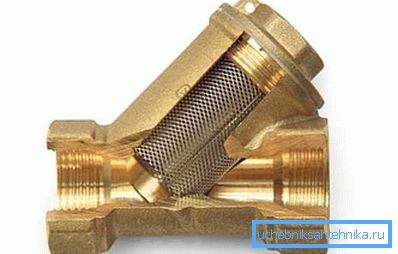 Grubo filter u sekciji Grubo filter u sekciji