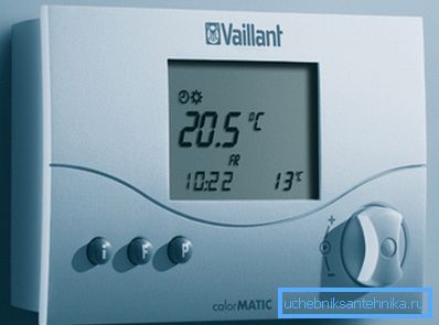 Slika termostata koji upravlja radom kotla Slika termostata koji upravlja radom kotla