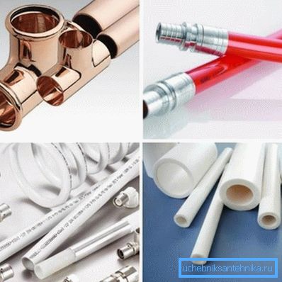 Fotografije cijevi iz različitih materijala Fotografije cijevi iz različitih materijala