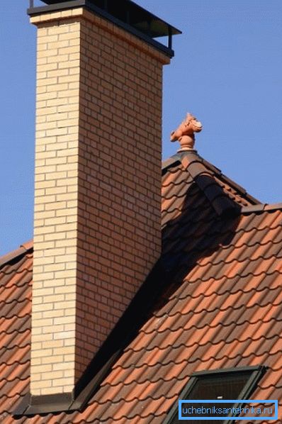 Fotografija ventilacijskog vratila vikendice Fotografija ventilacijskog vratila vikendice