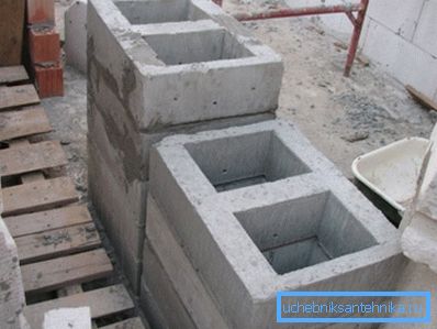 Spremni betonski blokovi s integriranim ventilacijskim kanalom. Spremni betonski blokovi s integriranim ventilacijskim kanalom.