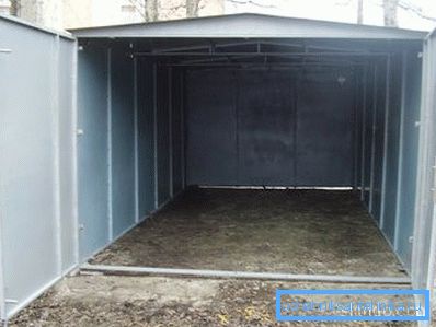 Gotova garaža od metala Gotova garaža od metala