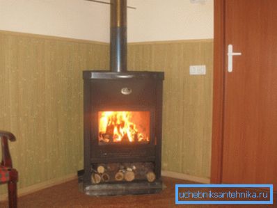 Kamin Teplodar OB 120 u unutrašnjosti