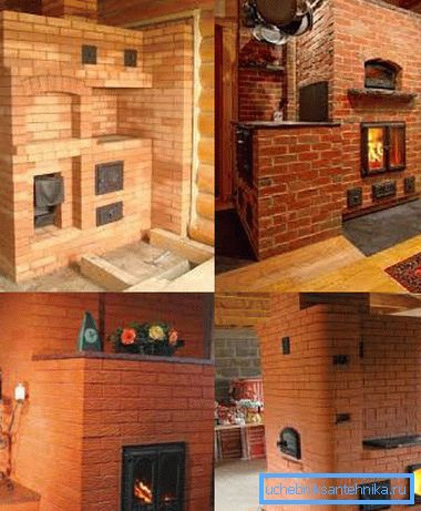 Brick peći za grijanje ladanjske kuće