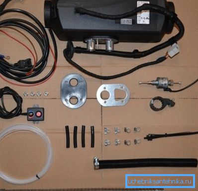 Paket isporuke AirTronic zračnog grijača Paket isporuke AirTronic zračnog grijača