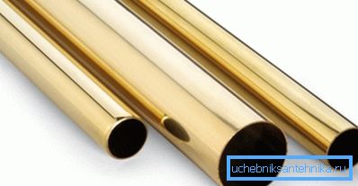 Brass i bakrene cijevi praktički nisu podložne koroziji Brass i bakrene cijevi praktički nisu podložne koroziji