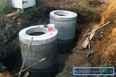 Ugradnja septičkog spremnika betonskih prstenova Ugradnja septičkog spremnika betonskih prstenova