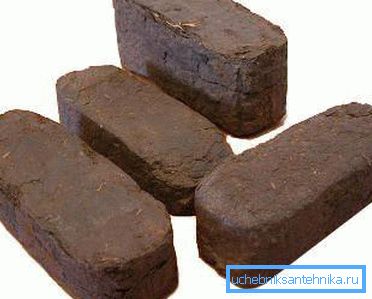 Uzorci tresetnih briketa Uzorci tresetnih briketa
