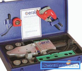 Vodovi za propilenske lemljenje Eral ER-01 (LUX)