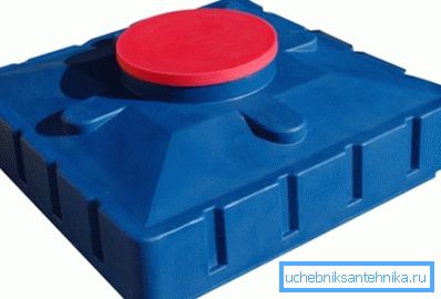 Plastični spremnik za vanjski tuš Plastični spremnik za vanjski tuš