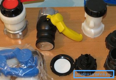 Plastični ventili i adapteri za Eurocup