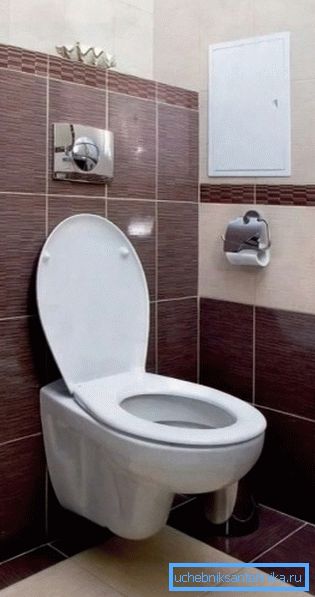 Viseći WC štedi prostor zbog skrivenog postavljanja cisterne Viseći WC štedi prostor zbog skrivenog postavljanja cisterne