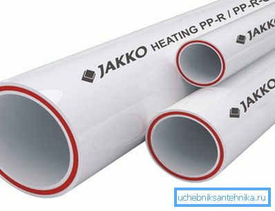 Polipropilenske cijevi. Na cjenici označava vanjski promjer. Polipropilenske cijevi. Na cjenici označava vanjski promjer.