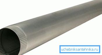 Najjednostavnija cijev od pocinčanog metala Najjednostavnija cijev od pocinčanog metala