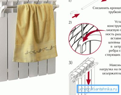 Jednostavan držač ručnika Jednostavan držač ručnika