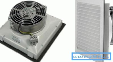 Rešetka s filter elementom i ventilatorom Rešetka s filter elementom i ventilatorom