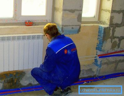 Vjerujte instalaciju složene instalacije sustava grijanja na kopnu