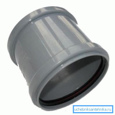 Spojni element za PVC materijale koji se koriste za kanalizaciju Spojni element za PVC materijale koji se koriste za kanalizaciju