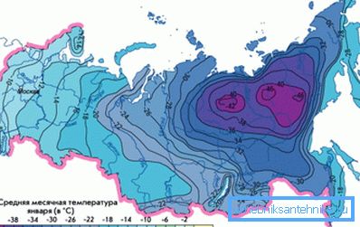 Prosječna temperatura siječnja na karti zemlje. Prosječna temperatura siječnja na karti zemlje.
