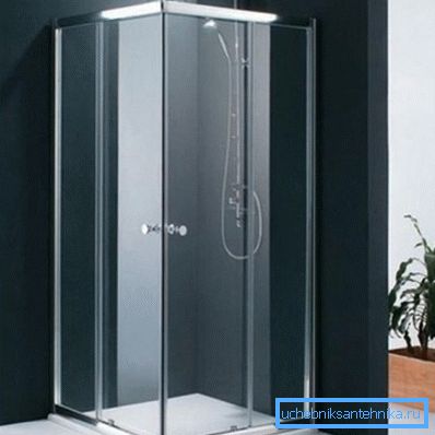Staklena tušna ograda 90x90 bez posude Staklena tušna ograda 90x90 bez posude