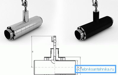 Tee s kuglastim ventilom zračnog ventila u izolaciji od PPU Tee s kuglastim ventilom zračnog ventila u izolaciji od PPU