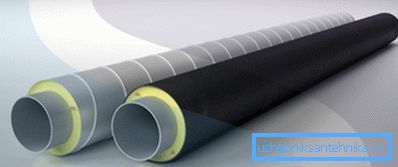 Cijev 219x6 s izolacijom može imati promjer od 300 i čak 400 mm, sve ovisi o sloju poliuretanske pjene Cijev 219x6 s izolacijom može imati promjer od 300 i čak 400 mm, sve ovisi o sloju poliuretanske pjene