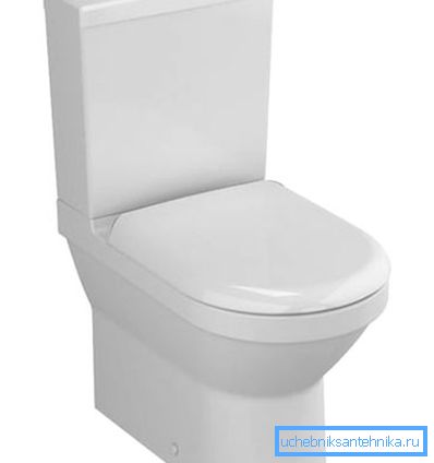 Kompaktni WC sastavljen