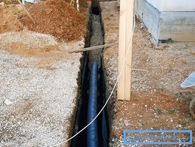 Uređaj za drenažu oko kuće Uređaj za drenažu oko kuće