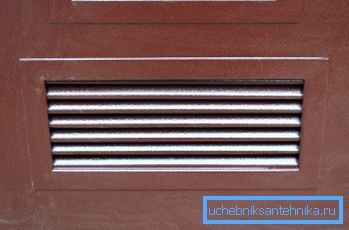Ulazna metalna vrata s ventilacijskom rešetkom Ulazna metalna vrata s ventilacijskom rešetkom