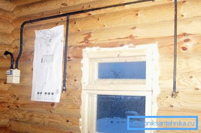 Unutrašnjost, dopuštena je samo otvorena instalacija plinovoda. Unutrašnjost, dopuštena je samo otvorena instalacija plinovoda.